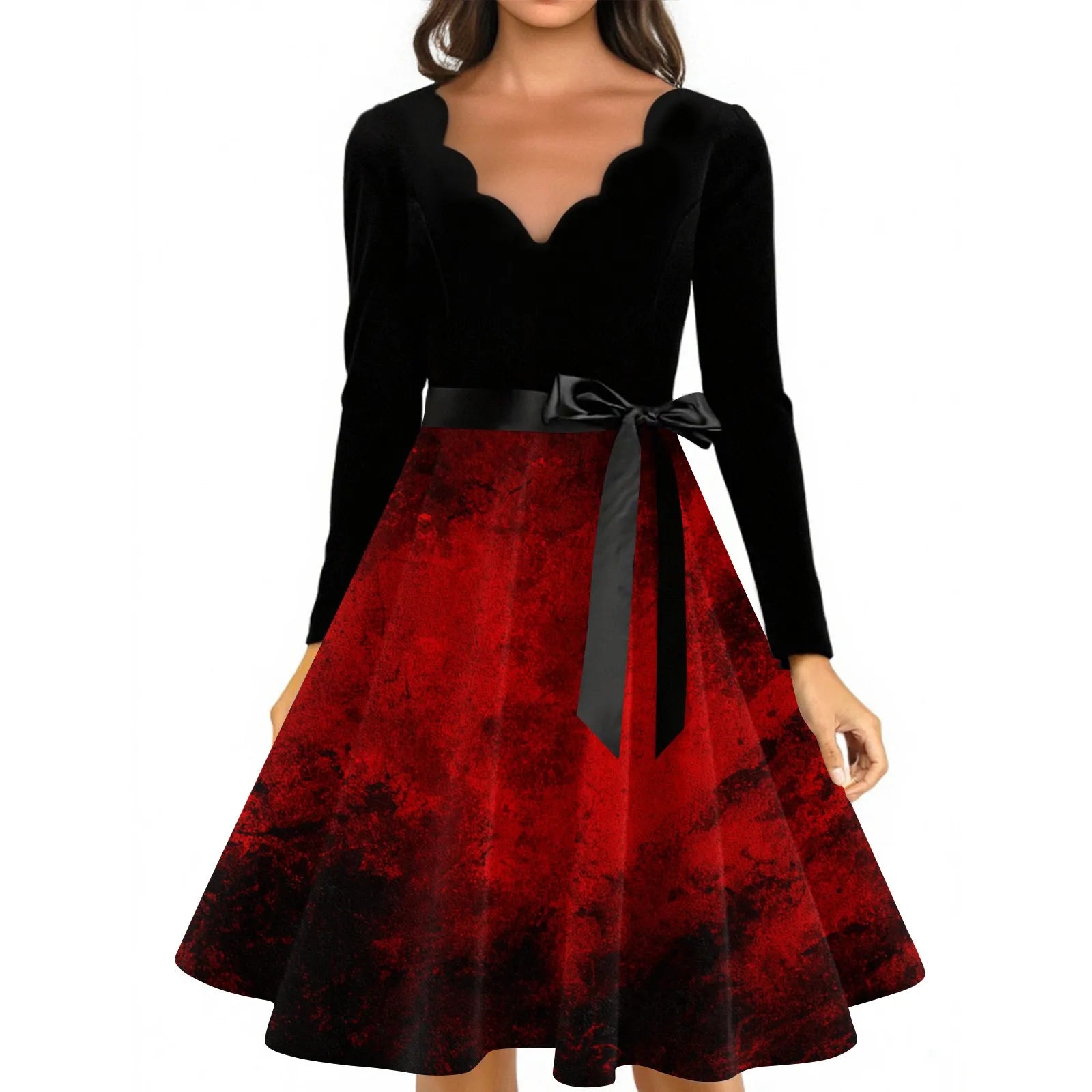 Halloween Print Dress